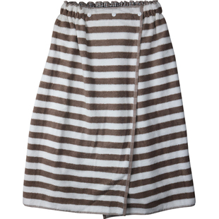 出口日本女抹胸浴裙纯棉裹胸可穿美容浴巾吸水性感毛巾料浴袍浴衣