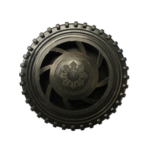 九竹电动伸缩门排小轮子九竹门业塑胶料轮12孔双轴承外径10512孔