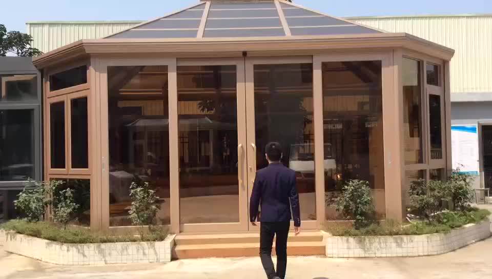 White Color Aluminum Frame Veranda Glass Outdoor House Kit Buy