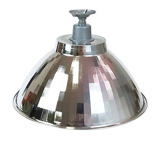 工矿灯车间厂房全铝反光灯罩工厂节能灯吊杆吊链吊灯E27灯头灯座