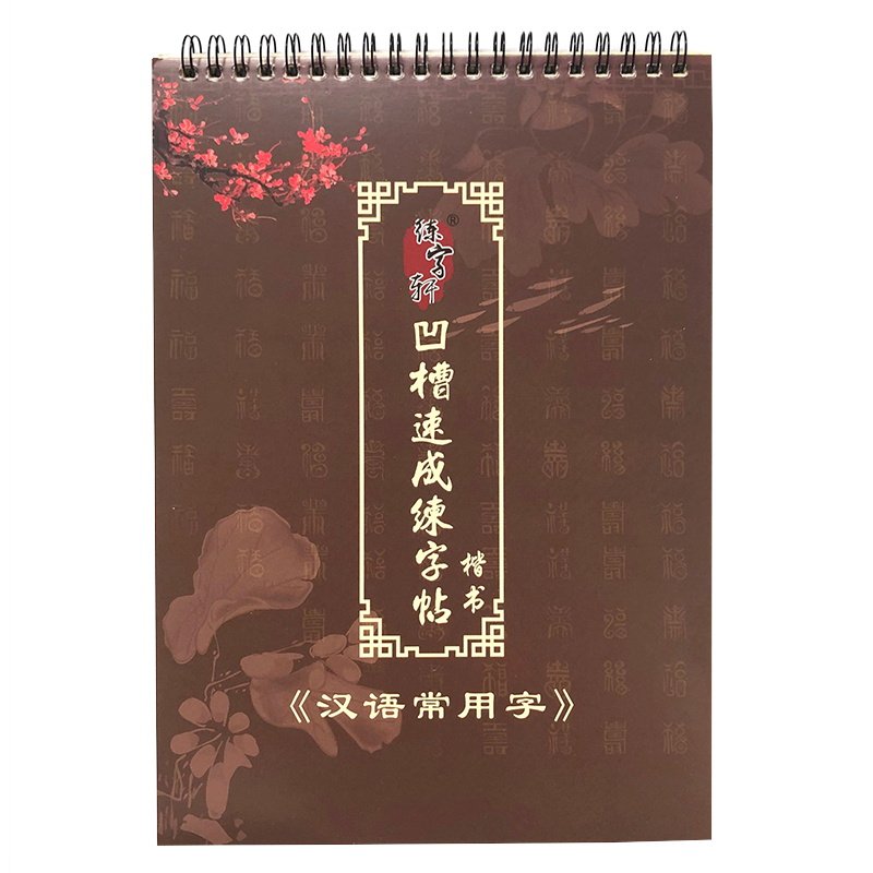 买一本送一本成人学生楷书凹槽练字神器正楷速成钢笔字帖常用字