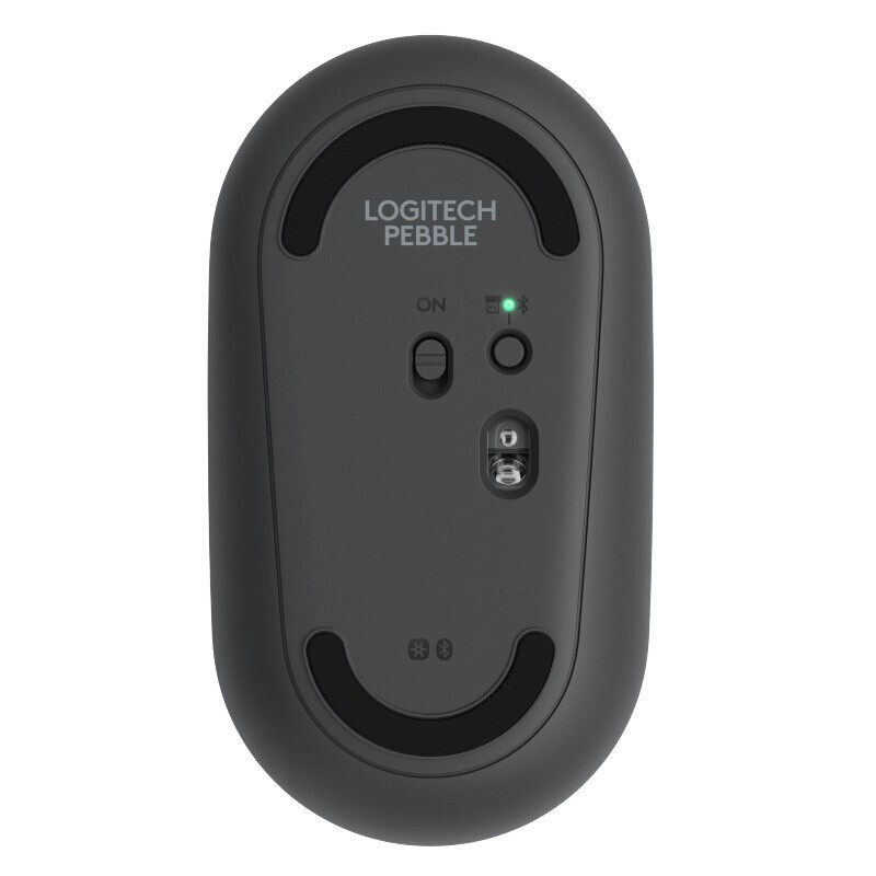 Logitech罗技鹅卵石Pebble蓝牙无线鼠标静音双模超薄可妮兔布朗熊