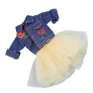 ICY DBS小布娃娃衣服牛仔外套纱裙套装azone licca丽佳娃衣