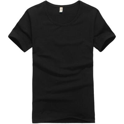 圆领短袖t恤男纯棉打底衫潮流