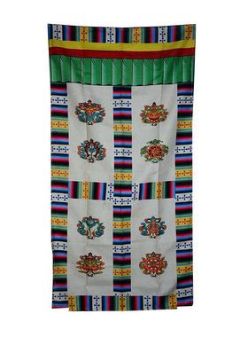 欧斯特门帘中式风布艺装饰