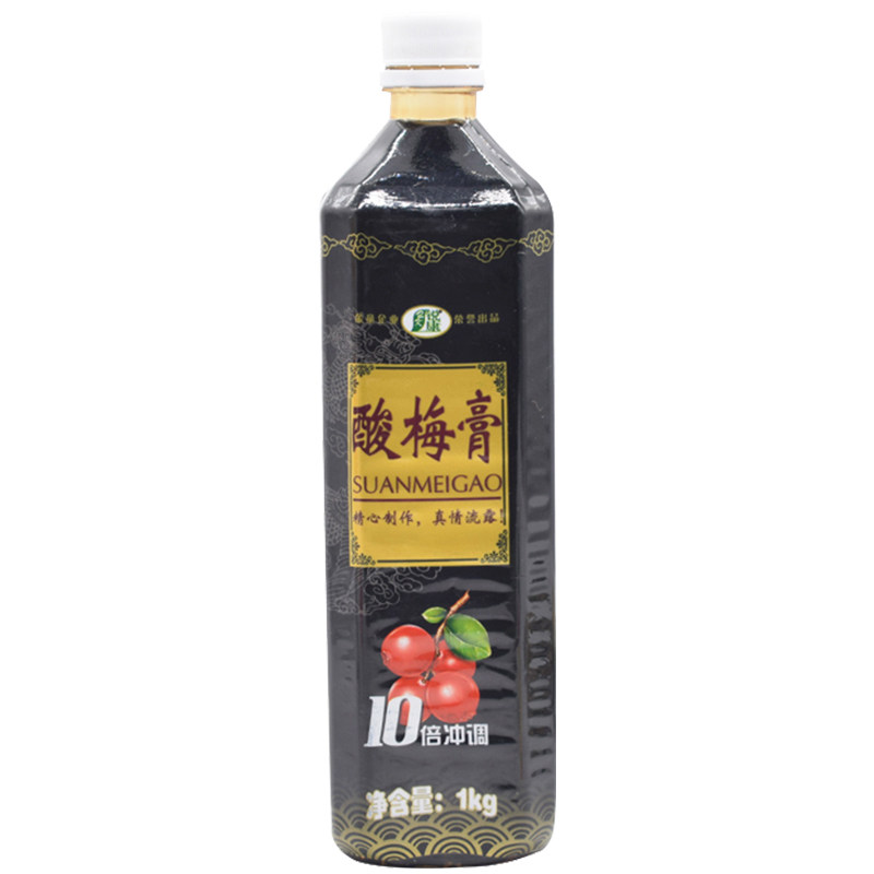 金童锐康酸梅膏1.5kg浓缩饮料商用瓶装冲泡酸梅汤乌梅汁免煮家用