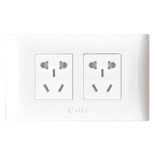 公牛118型开关插座家用墙壁两位墙扦暗装面板多孔10孔十孔6孔六孔