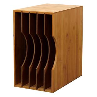 巨阳黑胶唱片架古典怀旧LP唱片收纳架黑胶碟片收纳箱CD架收纳架