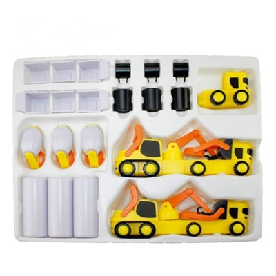 酷彼伴火星团队磁力工程车益智