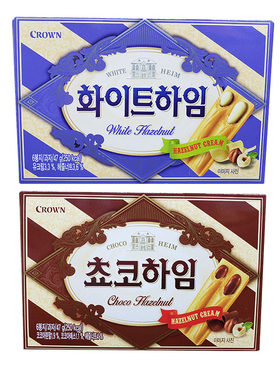 韩国进口克丽安crown榛子瓦奶油