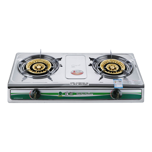 正品明月珠江牌煤气灶家用燃气灶珠江全钢瓶装液化气双炉纯铜猛火