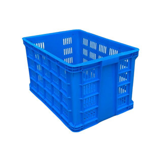 加厚塑料筐长方形水果蔬菜筐服装厂专用筐错位筐大号储物筐周转筐