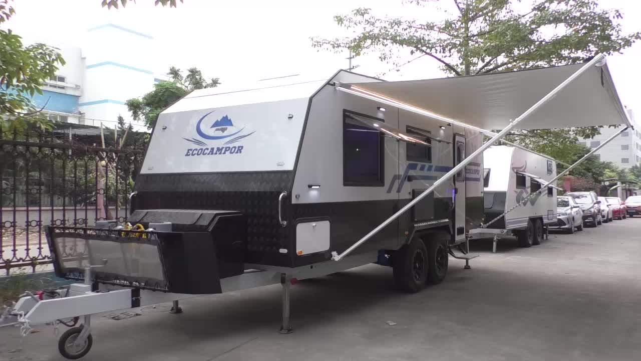 Australian Standards Luxury Off Road Camping Traveling Trailer Caravans 