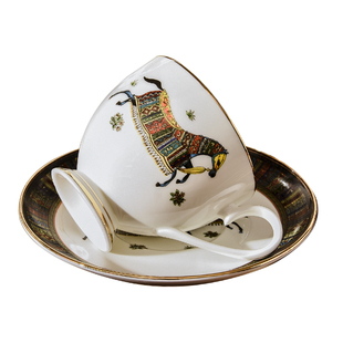 欧式咖啡具咖啡杯高档爱马套装结婚英式陶瓷器花茶下午茶茶具包邮