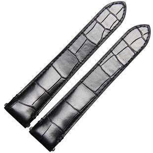 十瑞美洲鳄鱼皮真皮表带男适用于卡地亚W2SA0007/9山度士新款快拆