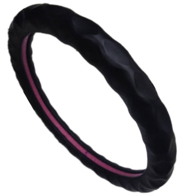 汽车把套小羊皮方向盘套四季方向盘套羔羊皮软皮双面无线吸汗D型