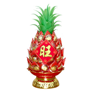 旺来糖塔莲花灯步步高升闽南台湾潮汕拜拜供佛创意手工编供品摆件