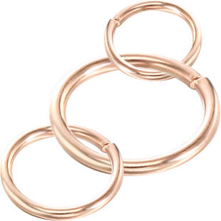 925银饰品DIY圈配件 银圈开口18K黄金 手链圆环连接用小环银圆圈