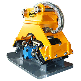 挖掘机挖机钩机属具液压平板夯实器松土压平打夯机振动夯震动夯