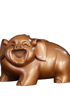 开业礼品家居酒柜铜猪