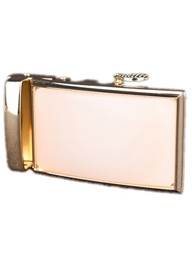 和田白玉腰带扣挂件无事牌腰配