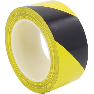 PVC警示胶带 黑黄斑马胶带黑色白色红色黄色地板胶带黄黑PVC胶带