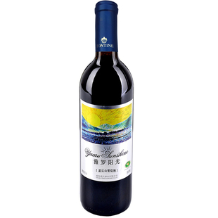 通天雅罗阳光霜后山葡萄酒750ml*6整箱装 野生甜红葡萄酒包邮