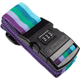 Travel Blue/蓝旅行李带旅行箱绑带行李一字十字加固密码锁捆箱带