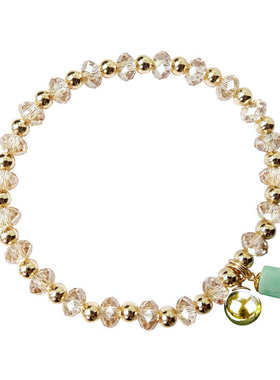 水晶甜美风韩版首饰品单圈手串