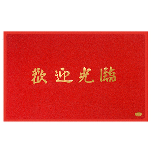 欢迎光临地毯门垫进门红地毯酒店迎宾脚垫门口家用卫生间防滑地垫