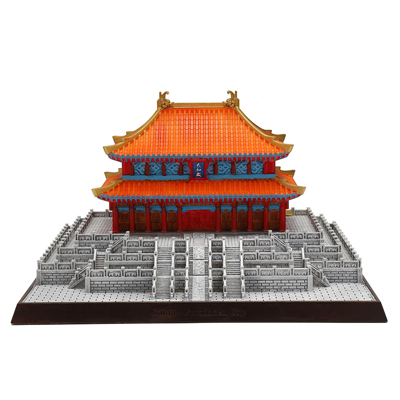 树脂工艺品家居摆件建筑模型韩国昌德宫景福宫勤政殿创意旅游纪念