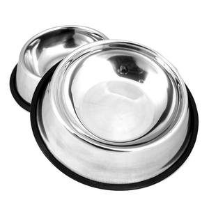 不锈钢狗食盆 小型犬狗狗饭盆 大型犬狗碗猫盆 猫狗宠物用品