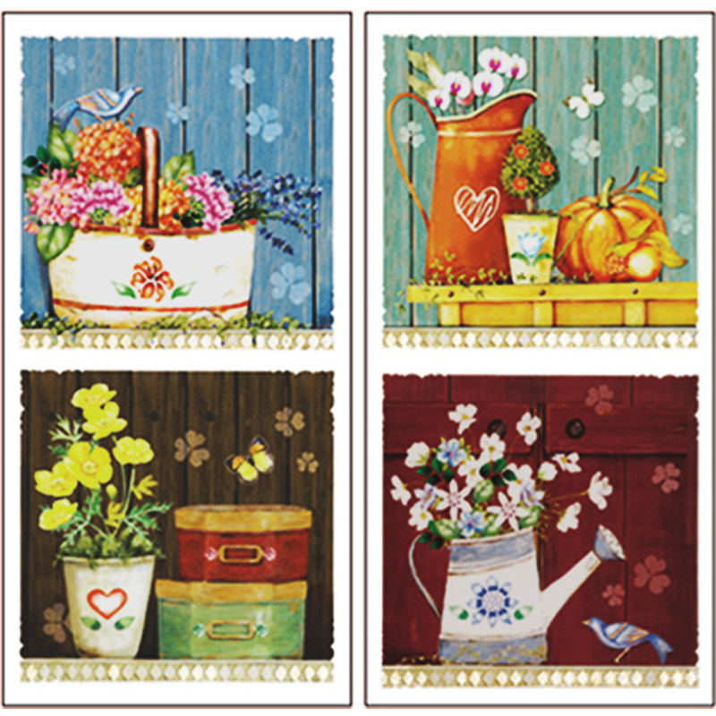 立体瓷砖贴画遮瑕补洞橱柜冰箱贴厨房浴室卫生间防水装饰进口贴纸