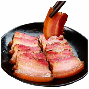 小林淘品柴火烟熏五花腊肉后腿腊肉四川乐山犍为特产山猪500g包邮