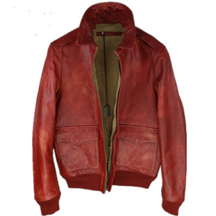 制衣厂高端a2系列男式男款真皮皮衣头层进口重植鞣牛皮