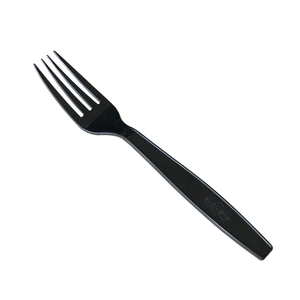 一次性塑料叉加厚四齿叉透明甜品叉西餐叉蛋糕叉加厚透明七寸叉