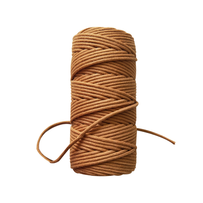 diymacrame彩色灯罩棉线包芯绳