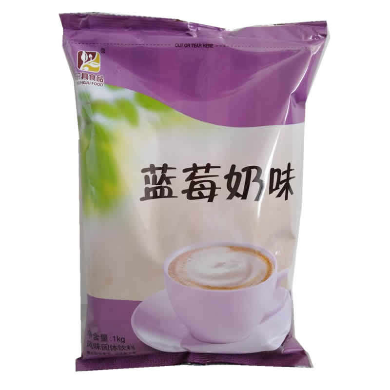 东具奶茶粉1KG蓝莓味草莓味抹茶味提拉米苏味哈密瓜味香芋味