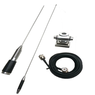 高增益车载台电台夹边天线 车台出租车天线弹簧减震苗U全段可定做