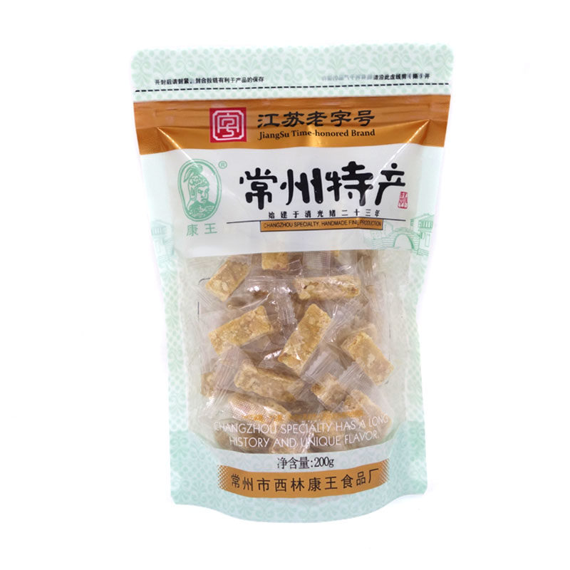 常州特产康王芝麻糖3袋包邮寸金