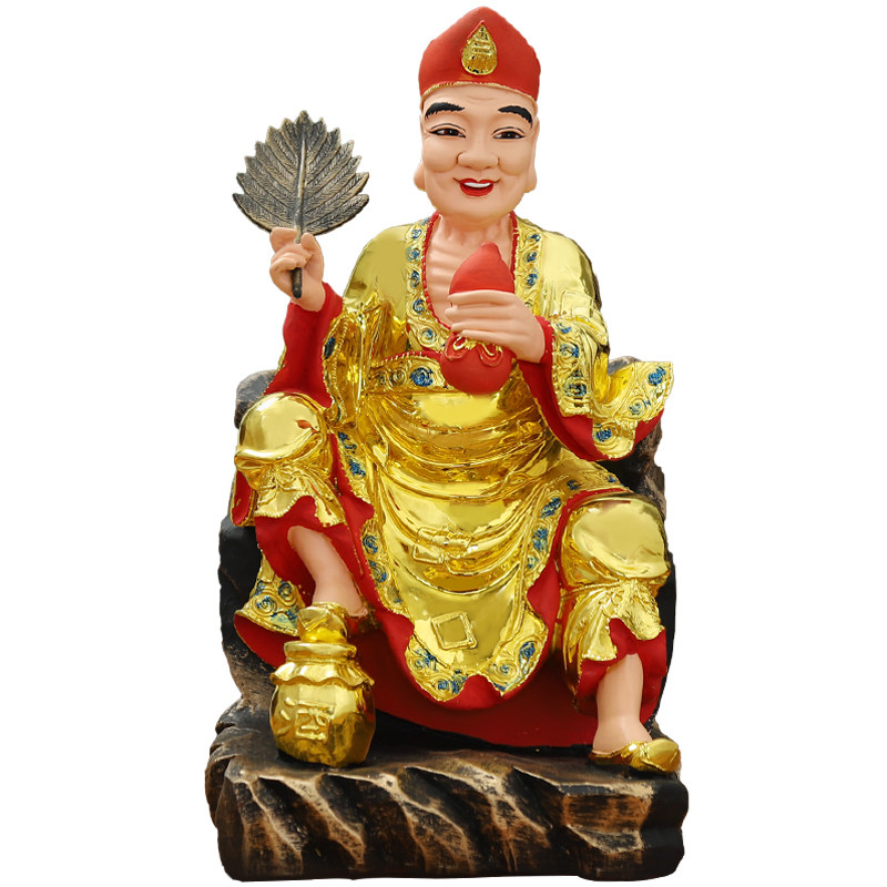 华音殿降龙罗汉树脂玻璃钢佛像
