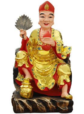 华音殿降龙罗汉树脂玻璃钢佛像