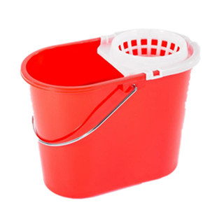 洛民珠江1号4号地拖桶加厚拖把桶清洁桶红色手挤压桶摔不烂提水桶