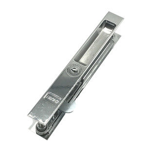 老式125长双面钩锁移门钩锁70型铝合金移动门锁推拉门窗钥匙钩锁