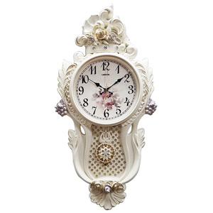 大号欧式创意挂钟客厅挂表北欧装饰壁钟摇摆静音钟表时尚艺术礼品