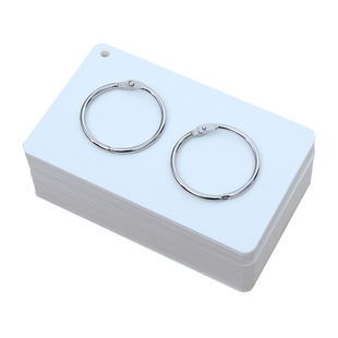 空白卡片硬质diy创意汉字知识手卡定制英语单词卡记忆字母卡片纸