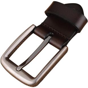 打孔皮带头针扣扣头3.8cm男士牛皮腰带针式配件正品裤带扣子3.3cm