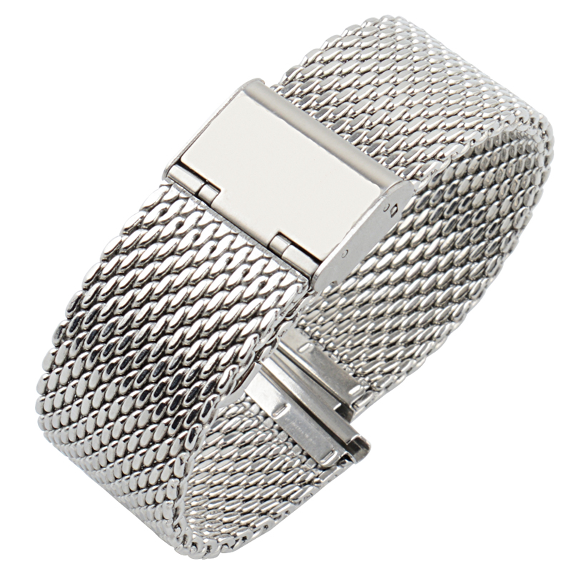 三宅一生手表带钢带 代用原装米兰风情款式网带男女钢表链 配件20