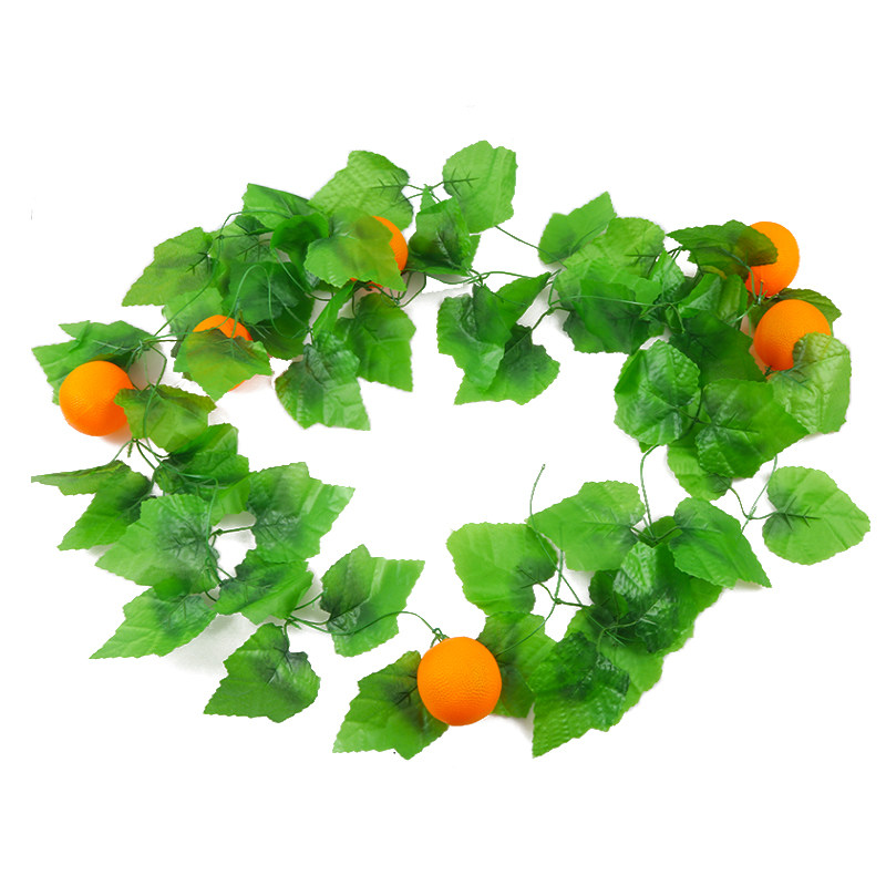 仿真大号水果藤条 塑料花绿植葡萄叶吊顶包邮挂葫芦壁缠绕装饰花