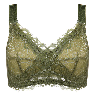 大胸显小文胸调整型夏季薄款内衣